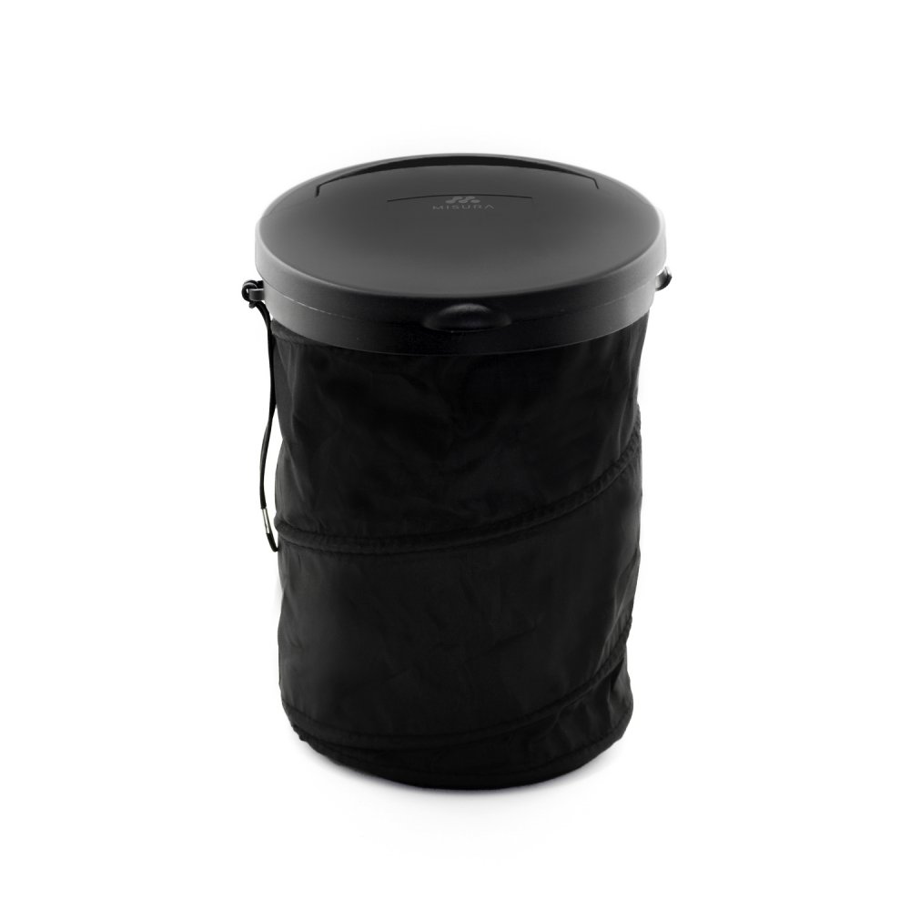 Folding trash bin for car