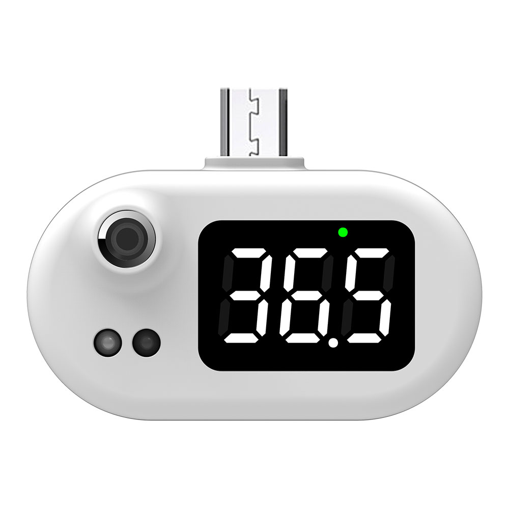 Mobilni termometer micro-USB bele barve